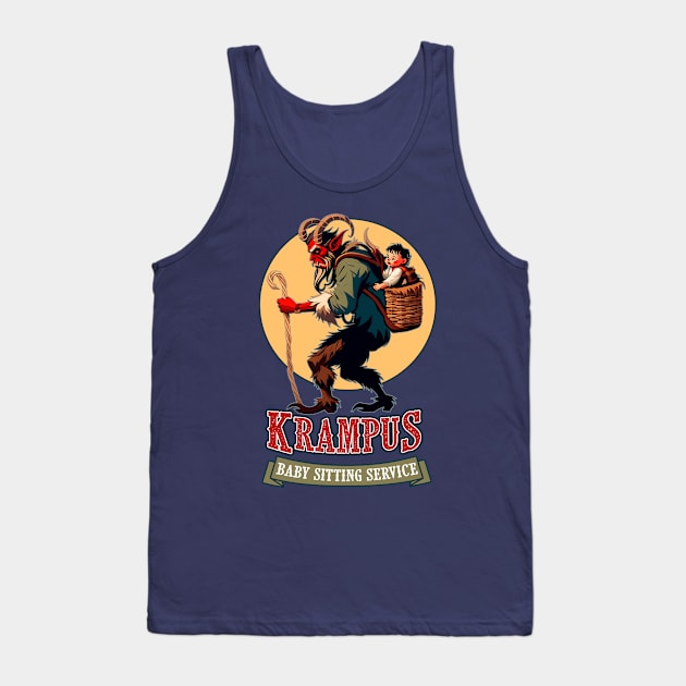 Krampus baby sitting servicee Tank Top by theDarkarts